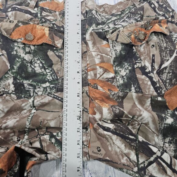 Outfitters Ridge MENS L 36-38 Camo Fusion 3D Cargo Jeans Pants Brown - Picture 6 of 10
